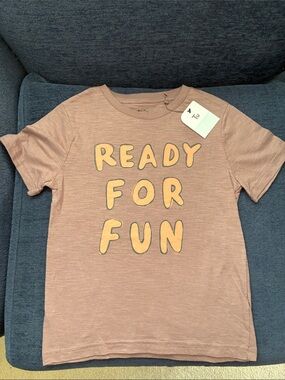 🍎5/$20 Kids 'Ready For Fun' Graphic Tee